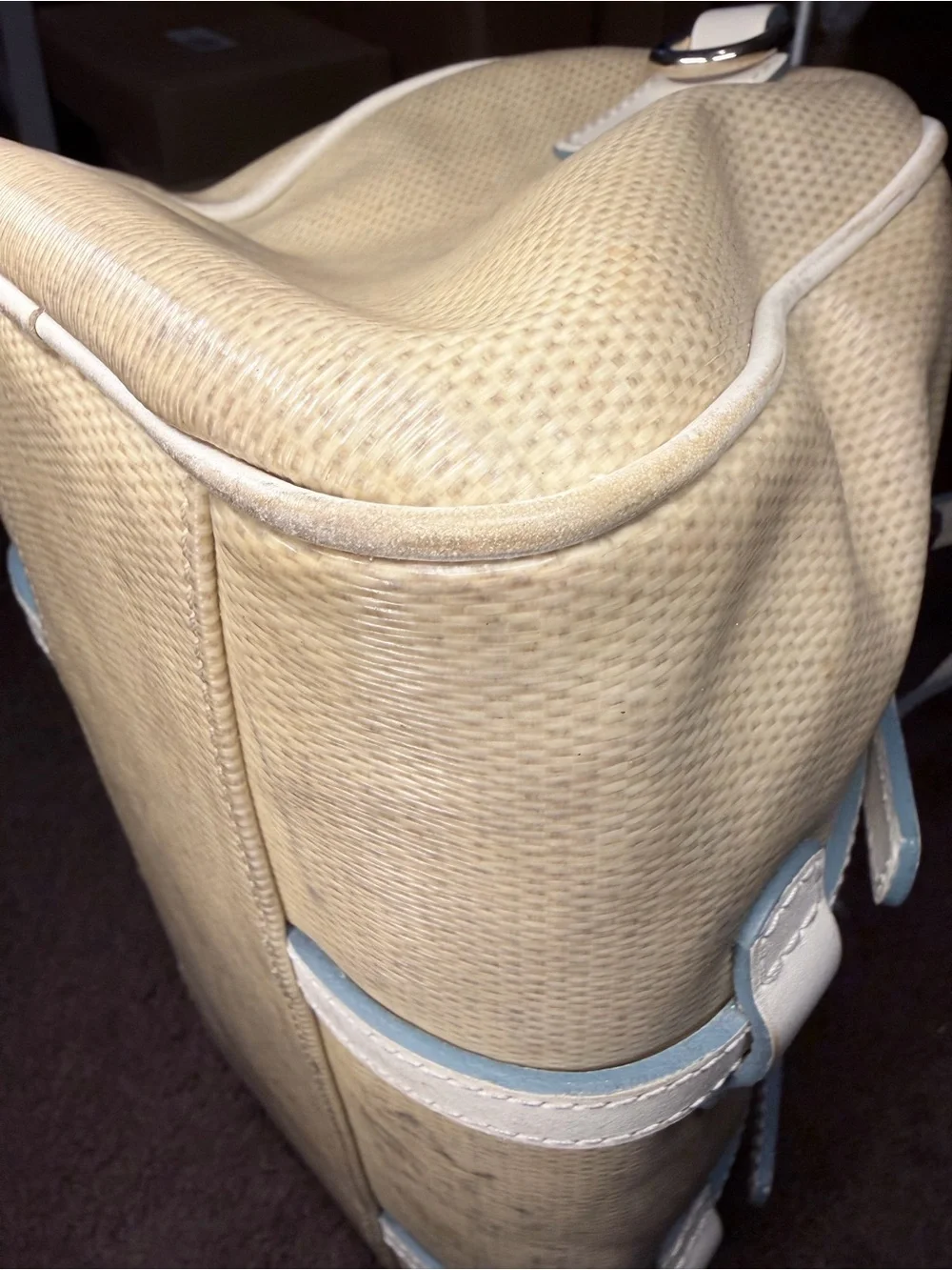 Dooney & Bourke Panama barrel satchel bag